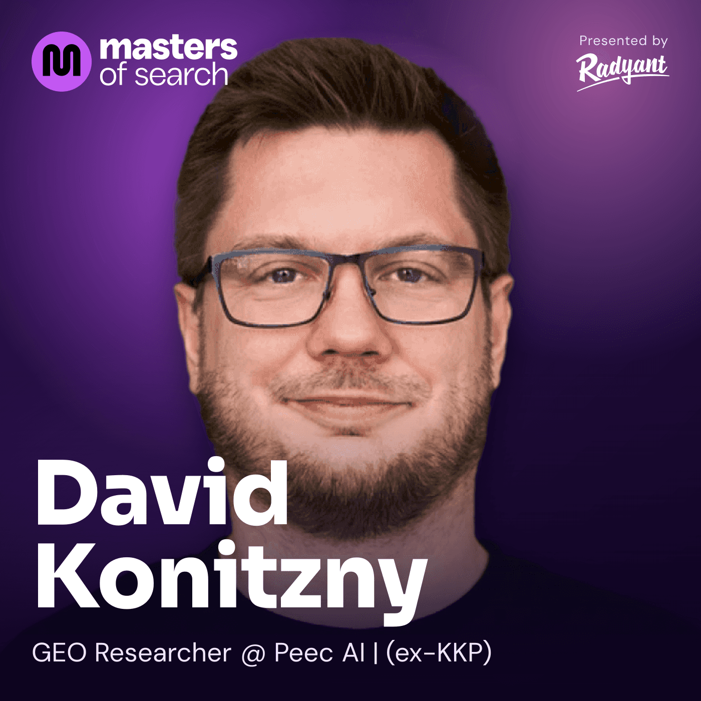 Masters of Search episode 48: How ChatGPT reads YouTube, Reddit and your site | David Konitzny, GEO Researcher @ Peec AI cover art
