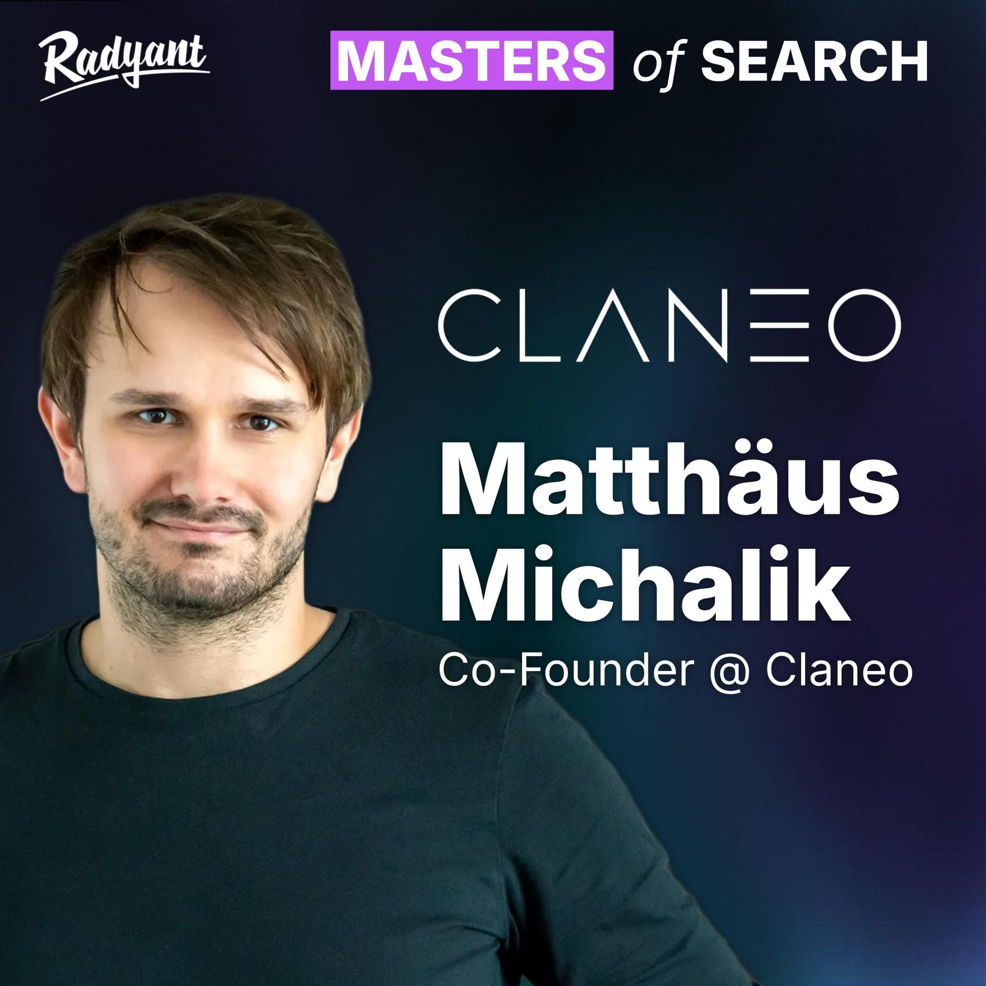 Masters of Search episode 3: Will SEO Agencies SURVIVE? | Matthäus Michalik, Co-Founder @ Claneo | #3 cover art